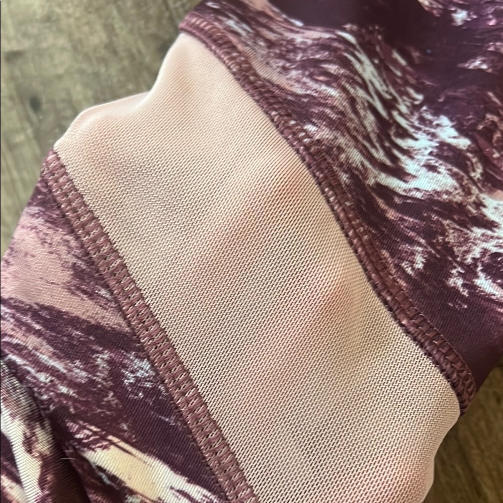 RBX Asymmetrical Purple Pink Leggings - Picture 6 of 6